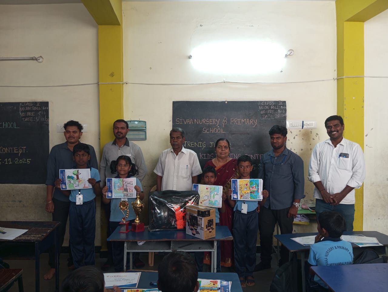 Drawing Contest Winners and Prize Distribution