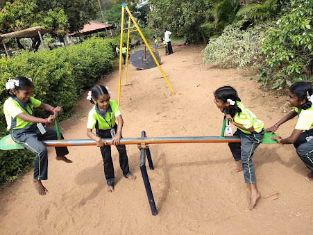 Outdoor Seesaw Playground Fun